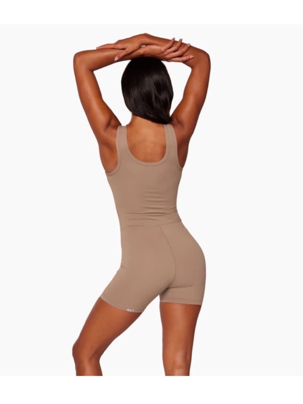 SET Active Taupe Playsuit in Medium